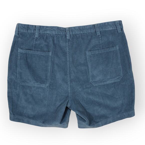 BOAST USA Mens 40 Patch Pocket Corduroy Short Blue NWT 7" - Picture 5 of 8
